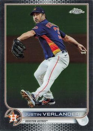 #87 Justin Verlander - Houston Astros - 2022 Topps Chrome Baseball