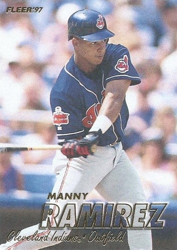 #87 Manny Ramirez - Cleveland Indians - 1997 Fleer Baseball