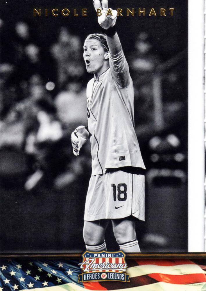 #87 Nicole Barnhart - 2012 Panini Americana Heroes & Legends