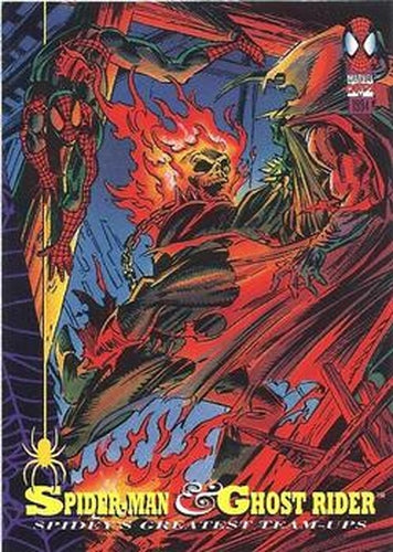 #87 Spider-Man & Ghost Rider - 1994 Fleer The Amazing Spider-Man