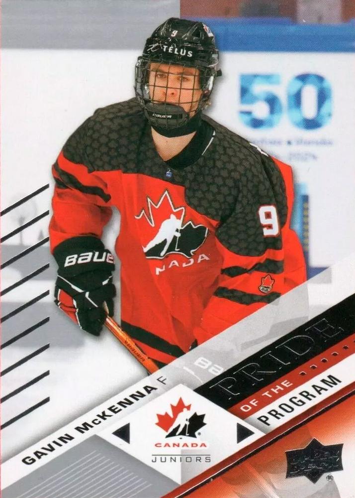 #87 Gavin McKenna - Canada - 2024 Upper Deck Team Canada Juniors Hockey