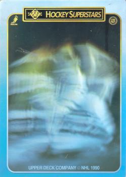 #NNO Steve Yzerman / Mark Messier - Detroit Red Wings / Edmonton Oilers - 1990-91 Upper Deck - Hockey Superstars Holograms Hockey