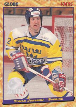 #14 Tomas Jonsson - Sweden - 1995 Semic Globe VM (Swedish) Hockey