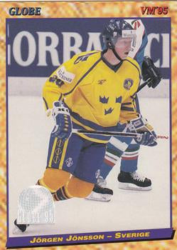 #38 Jörgen Jönsson - Sweden - 1995 Semic Globe VM (Swedish) Hockey