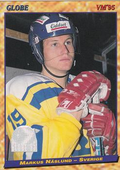 #43 Markus Näslund - Sweden - 1995 Semic Globe VM (Swedish) Hockey