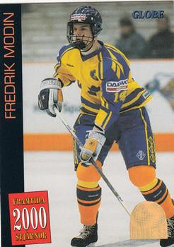 #59 Fredrik Modin - Sweden - 1995 Semic Globe VM (Swedish) Hockey