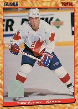 #83 Theo Fleury - Canada - 1995 Semic Globe VM (Swedish) Hockey