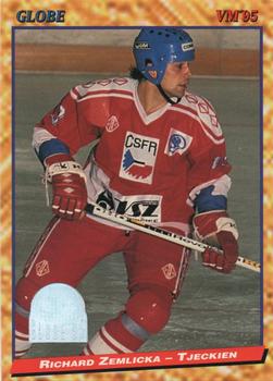 #154 Richard Zemlicka - Czech Republic - 1995 Semic Globe VM (Swedish) Hockey