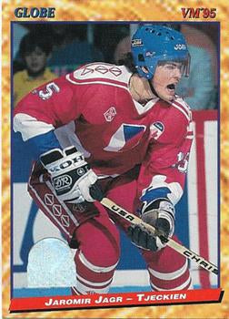 #157 Jaromir Jagr - Czech Republic - 1995 Semic Globe VM (Swedish) Hockey
