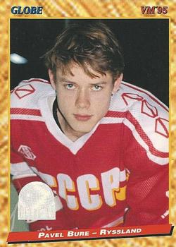 #174 Pavel Bure - Russia - 1995 Semic Globe VM (Swedish) Hockey