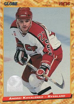 #176 Andrei Kovalenko - Russia - 1995 Semic Globe VM (Swedish) Hockey