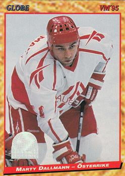 #187 Marty Dallman - Austria - 1995 Semic Globe VM (Swedish) Hockey