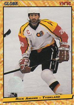 #219 Rick Amann - Germany - 1995 Semic Globe VM (Swedish) Hockey