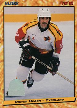 #225 Dieter Hegen - Germany - 1995 Semic Globe VM (Swedish) Hockey