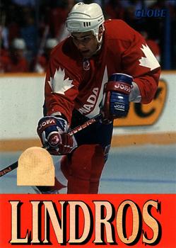#263 Eric Lindros - Canada - 1995 Semic Globe VM (Swedish) Hockey