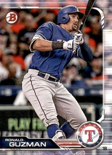 #88 Ronald Guzman - Texas Rangers - 2019 Bowman Baseball