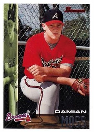 #88 Damian Moss - Atlanta Braves - 1995 Bowman Baseball