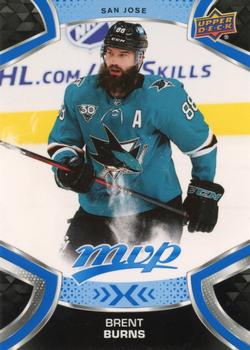 #88 Brent Burns - San Jose Sharks - 2021-22 Upper Deck MVP - Blue Hockey