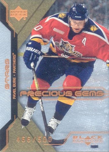 #88 Pavel Bure - Florida Panthers - 2000-01 Upper Deck Black Diamond Hockey