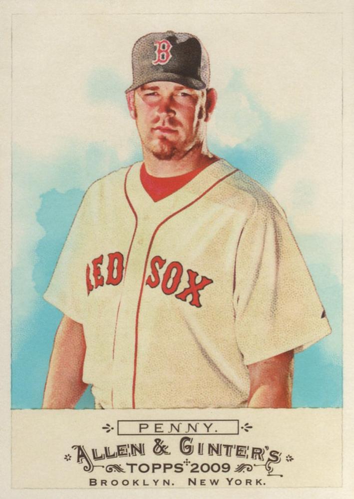 #88 Brad Penny - Boston Red Sox - 2009 Topps Allen & Ginter Baseball