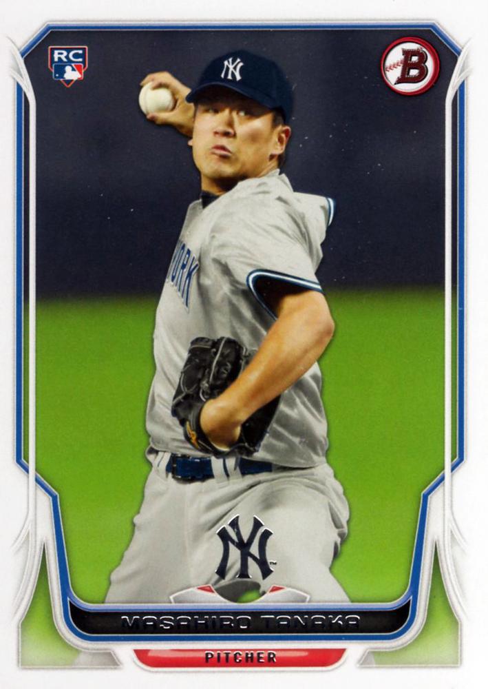 #88 Masahiro Tanaka - New York Yankees - 2014 Bowman Baseball