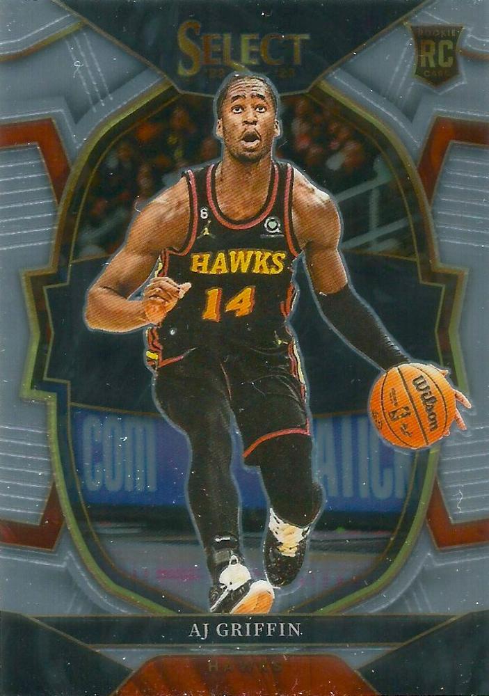 #88 AJ Griffin - Atlanta Hawks - 2022-23 Panini Select Basketball