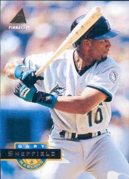 #88 Gary Sheffield - Florida Marlins - 1994 Pinnacle Baseball
