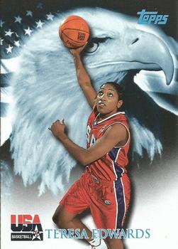 #88 Teresa Edwards - USA - 2000 Topps Team USA Basketball