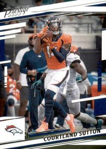 #88 Courtland Sutton - Denver Broncos - 2022 Panini Prestige Football