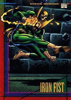 #88 Iron Fist - 1993 SkyBox Marvel Universe