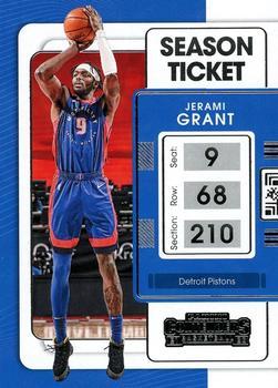 #88 Jerami Grant - Detroit Pistons - 2021-22 Panini Contenders Basketball
