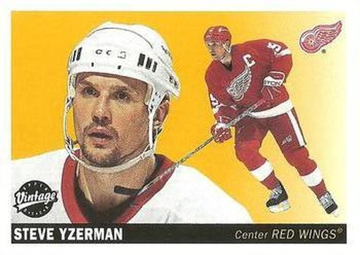 #88 Steve Yzerman - Detroit Red Wings - 2002-03 Upper Deck Vintage Hockey