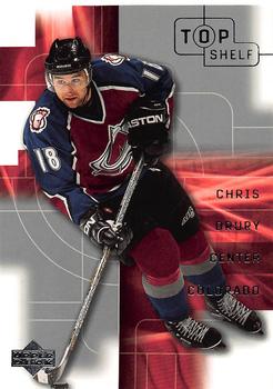 #88 Chris Drury - Colorado Avalanche - 2001-02 Upper Deck Top Shelf Hockey