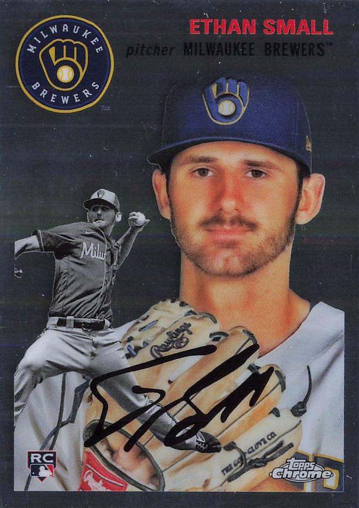 #88 Ethan Small - Milwaukee Brewers - 2023 Topps Chrome Platinum Anniversary Baseball