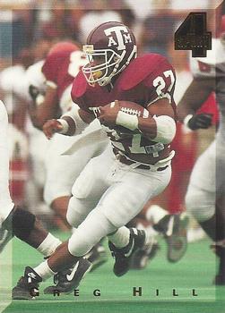 #88 Greg Hill - Texas A&M Aggies / Kansas City Chiefs - 1994 Classic Four Sport