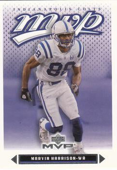 #88 Marvin Harrison - Indianapolis Colts - 2003 Upper Deck MVP Football