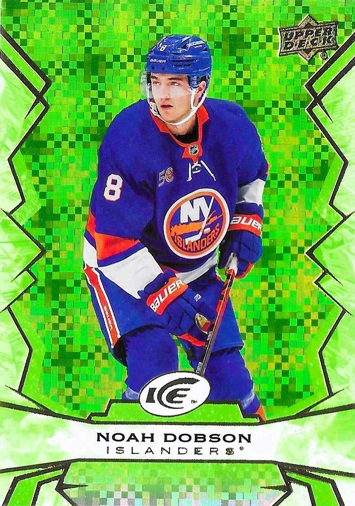 #88 Noah Dobson - New York Islanders - 2022-23 Upper Deck Ice - Green Hockey