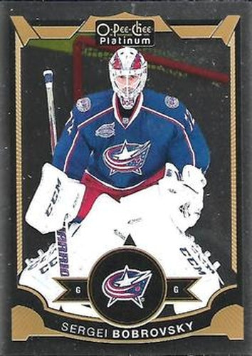 #88 Sergei Bobrovsky - Columbus Blue Jackets - 2015-16 O-Pee-Chee Platinum Hockey