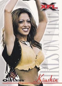 #88 Kiushin - Las Vegas Outlaws - 2001 Topps XFL Football