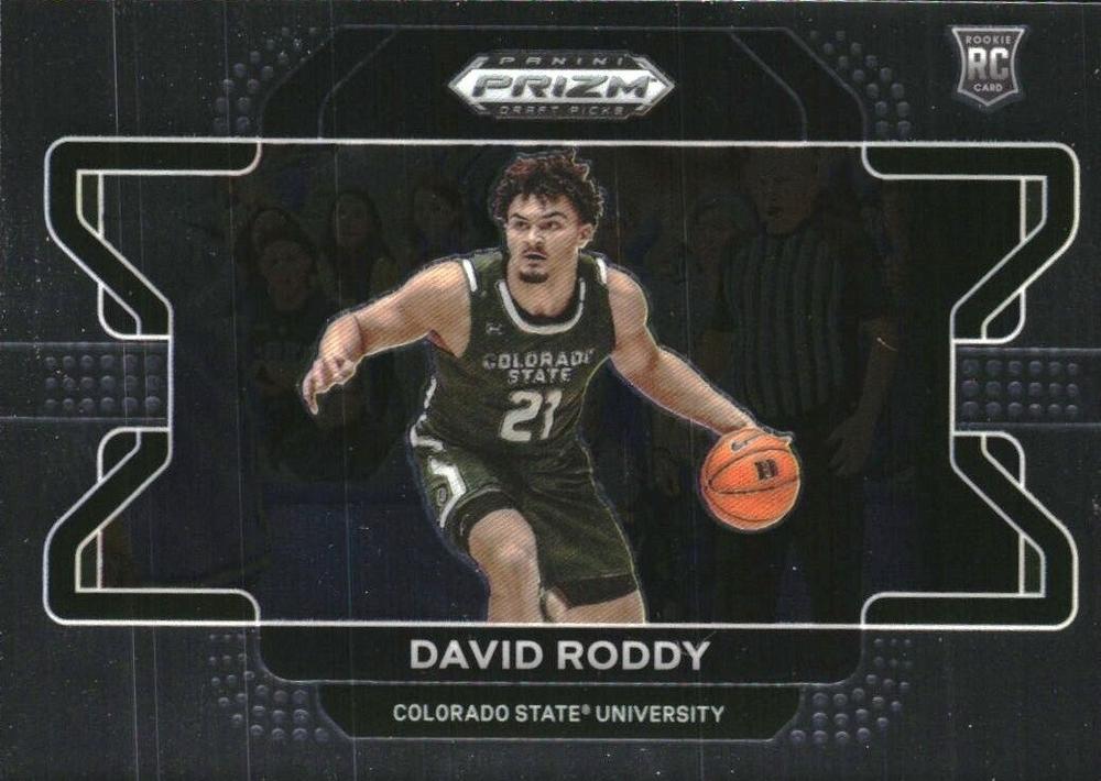 #88b David Roddy - Colorado State Rams - 2022 Panini Prizm Draft Picks Basketball