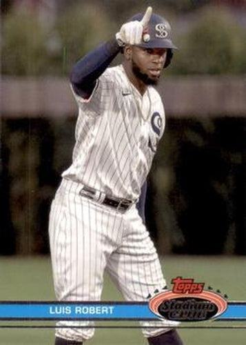 #88b Luis Robert - Chicago White Sox - 2022 Stadium Club Baseball