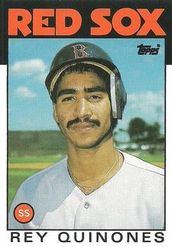 #89T Rey Quinones - Boston Red Sox - 1986 Topps Traded Baseball