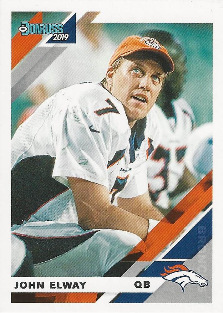 #89V John Elway - Denver Broncos - 2019 Donruss Football