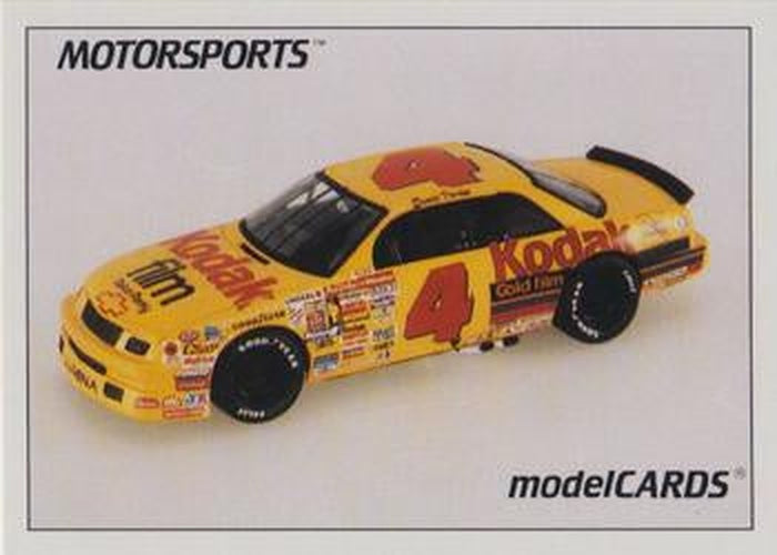 #89 Ernie Irvan - Morgan-McClure Motorsports -1991 Motorsports Modelcards Racing