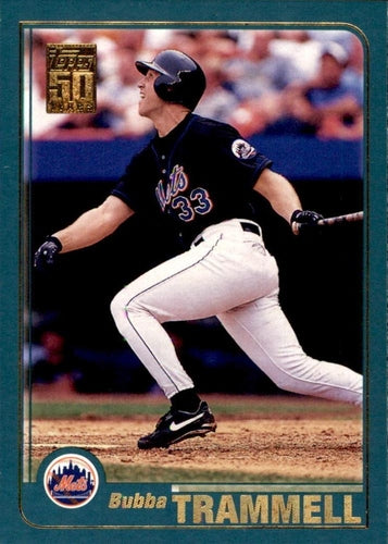 #89 Bubba Trammell - New York Mets - 2001 Topps Baseball