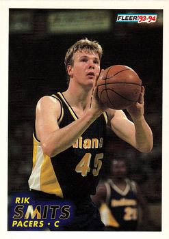 #89 Rik Smits - Indiana Pacers - 1993-94 Fleer Basketball