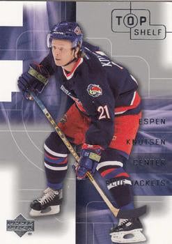#89 Espen Knutsen - Columbus Blue Jackets - 2001-02 Upper Deck Top Shelf Hockey