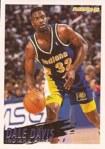 #89 Dale Davis - Indiana Pacers - 1994-95 Fleer Basketball
