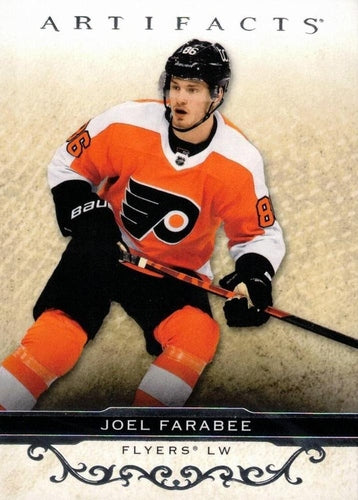 #89 Joel Farabee - Philadelphia Flyers - 2021-22 Upper Deck Artifacts Hockey