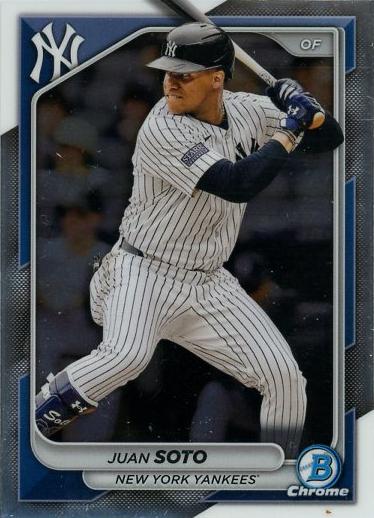 #89 Juan Soto - New York Yankees - 2024 Bowman Chrome Baseball